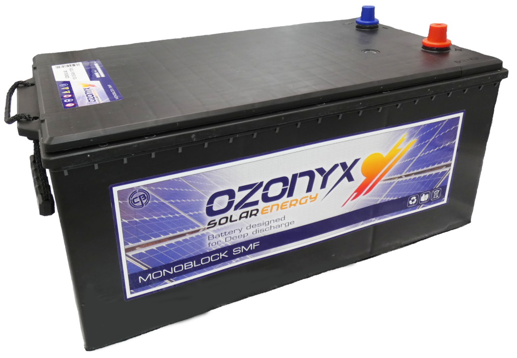 Batería Solar 70Ah OZONYX Alta Descarga - Baterias web