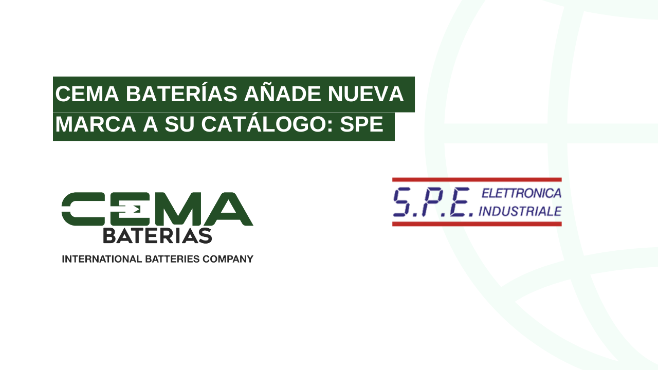 cema baterías añade nueva marca a su catálogo SPE