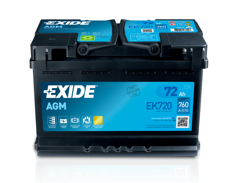 EK720 batería EXIDE